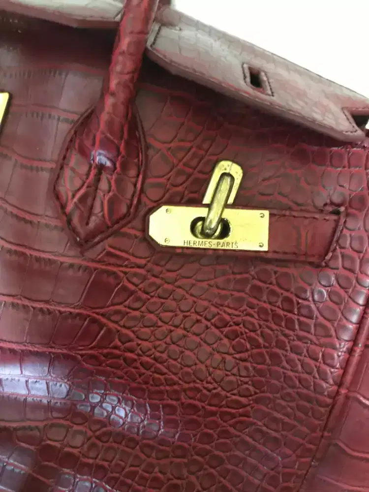 Tas original Merah kulit