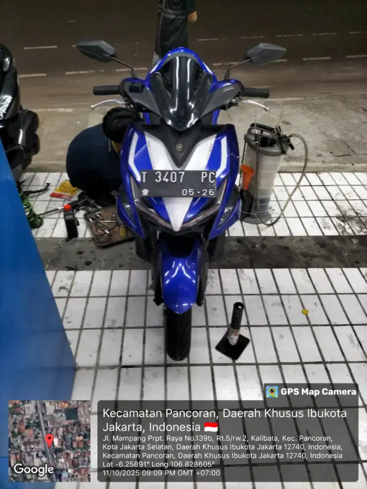 AEROX BIRU 2017