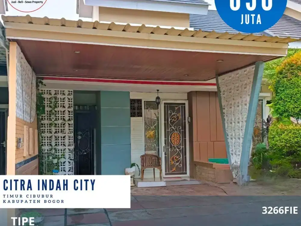 Dijual rumah dicitra indah city jonggol rumah siap huni full renovasi