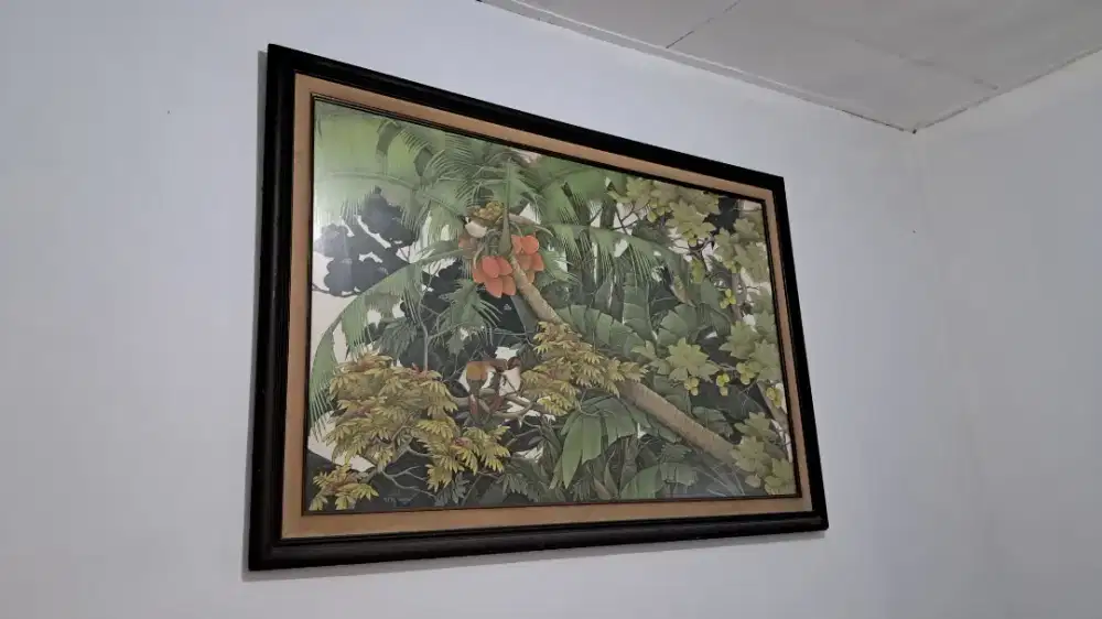 Lukisan Bali Pohon karya Made BPM Jaksel