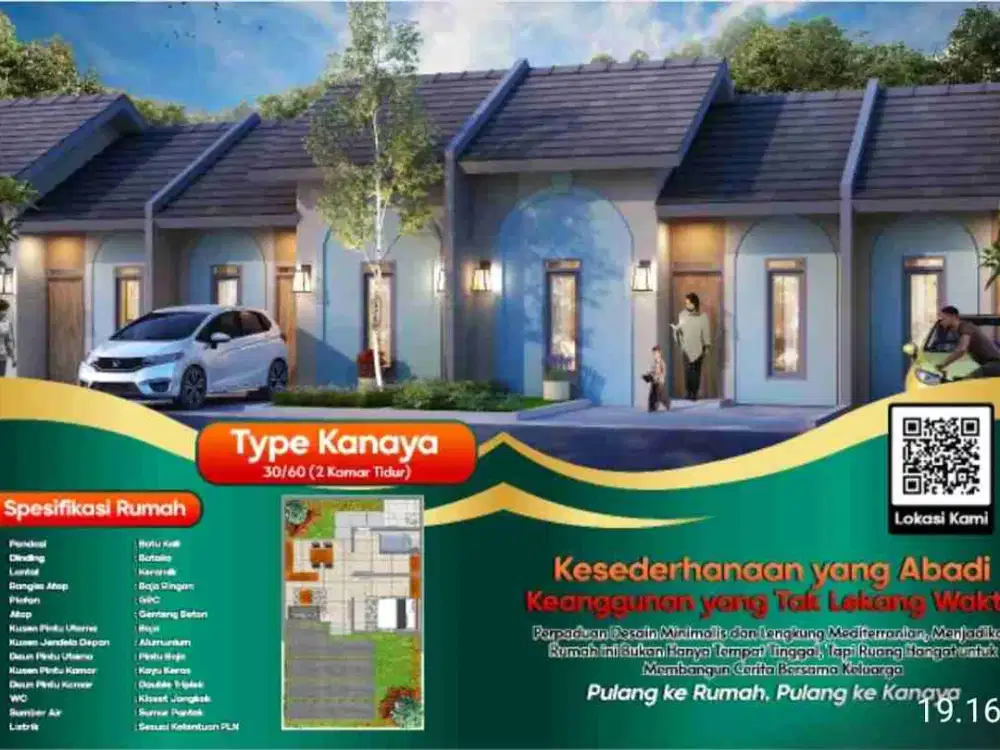 Griya Sutera Tangerang Rumah subsidi lokasi sultan dekat Batavia dan Graha Teluk Jakarta
