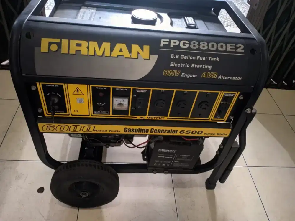 Genset FIRMAN - Siap pakai, kondisi mulus (harga NEGO wajar)