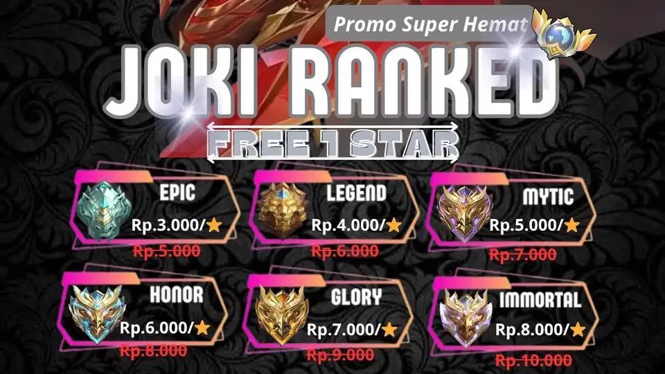 Jasa joki mobile legend