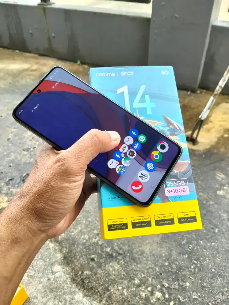 Realme 14 5G ram 8/256 baterai 6000 fullset
