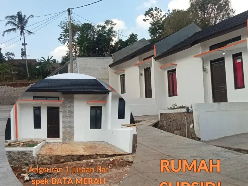 Rumah murah angsuran flat
