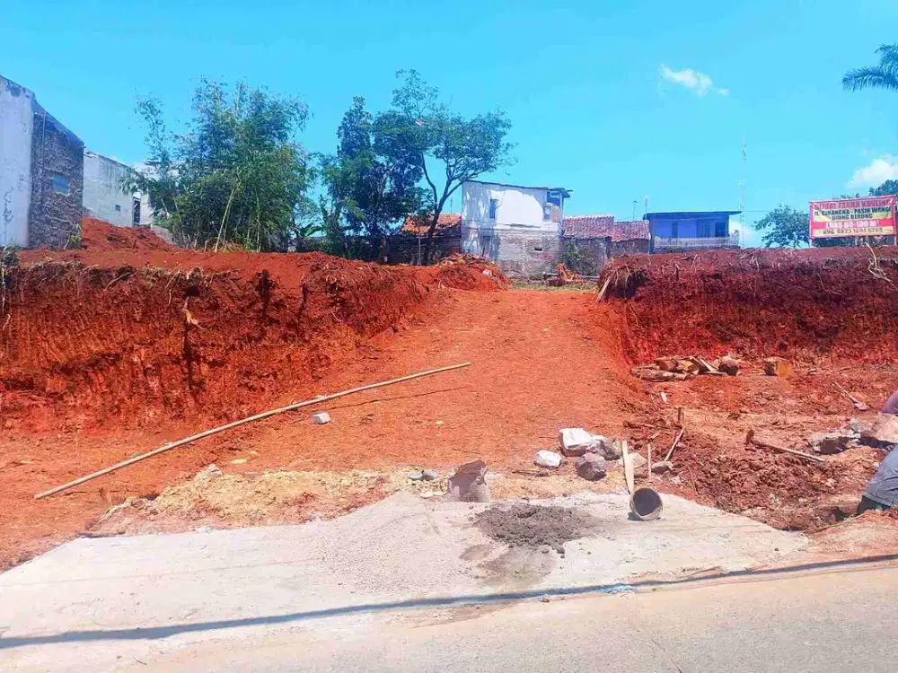 Dijual tanah kavling SHM di pinggir jl Cinangka pasirwangi Ujungberung