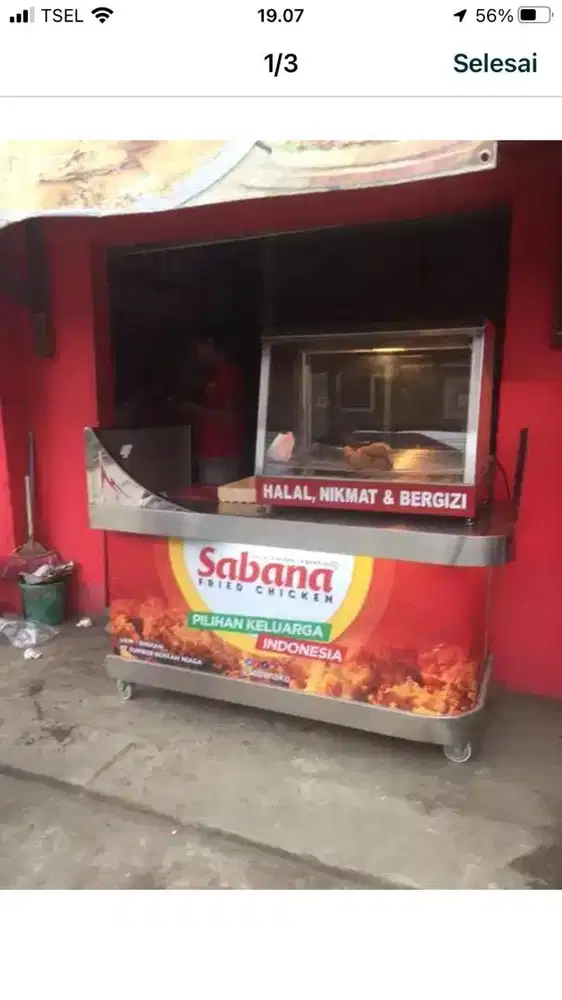 Take Over / Dijual usaha Ayam Goreng Fried Chicken SABANA