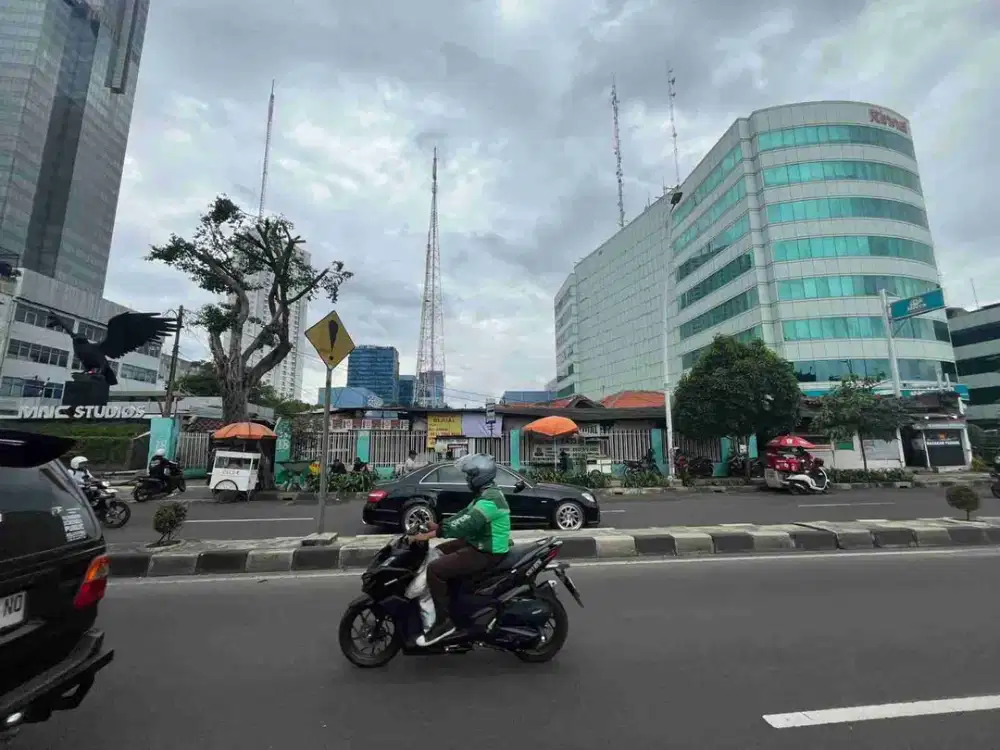 Tanah Komersial Siap Bangun Jalur Utama Jakarta. samping MNC studio kebun jeruk