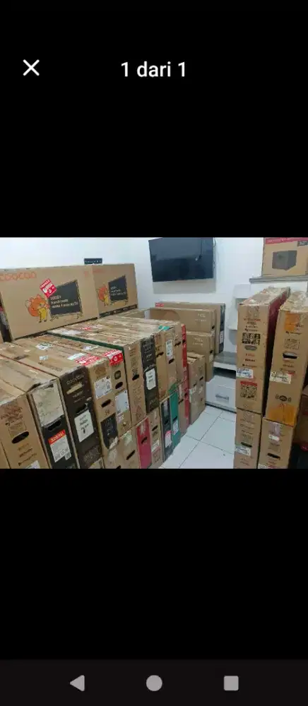 Siap borong tv LED audio kulkas speaker AC dan lain2 bayar ditempat