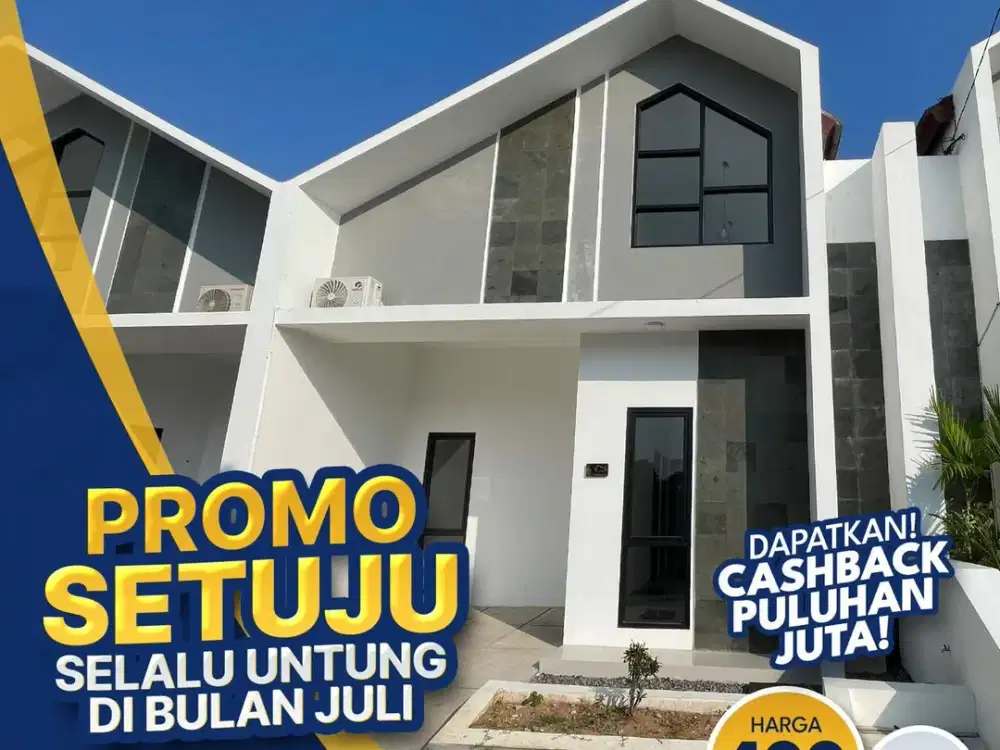 Rumah Satu Lantai, Lingkungan Nyaman, Harga 450 Juta Nett, Free Kanopi