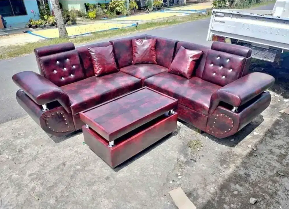 Sofa buterfly Oscar maroon