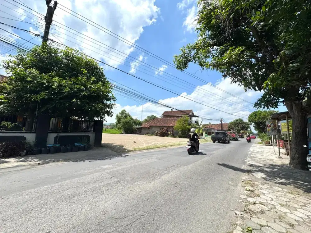 Dekat Jalan Raya Jogja-Solo, Tanah Murah Siap Bangun