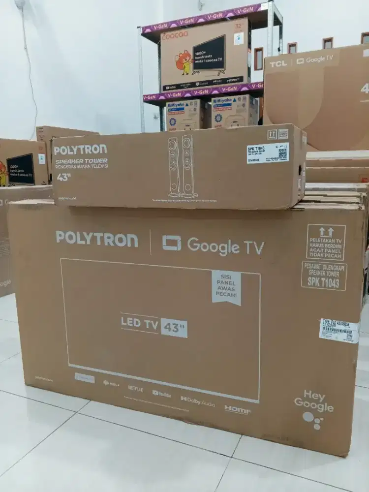Polytron tv 43 inch google plus spiker tower