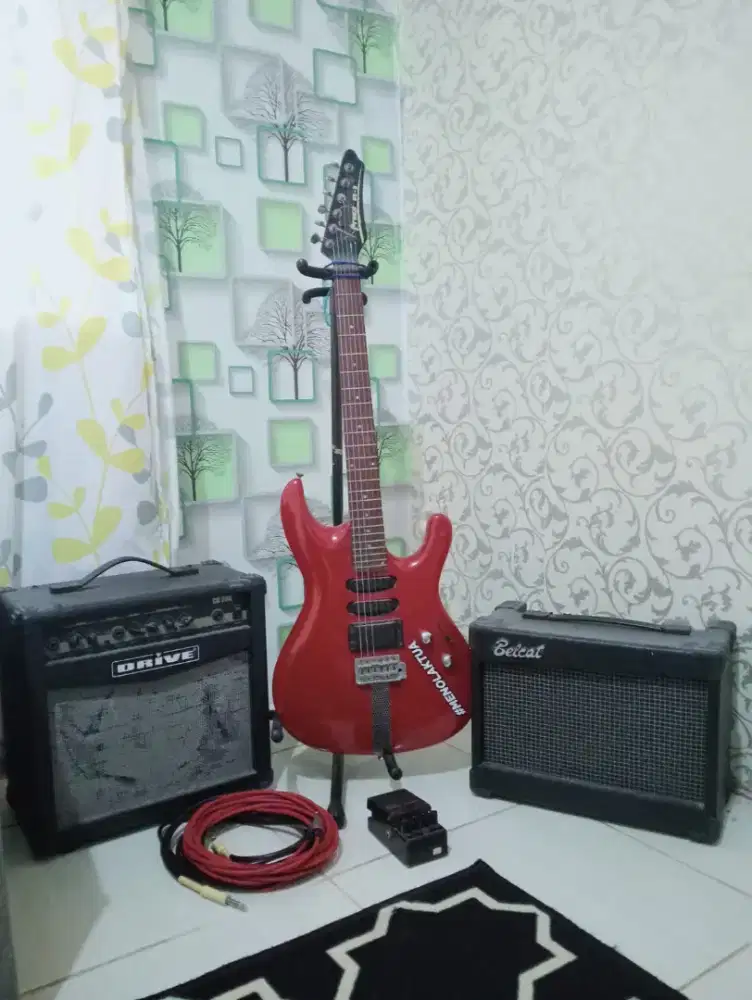 Gitar elektrik frince,spiker,dan efek