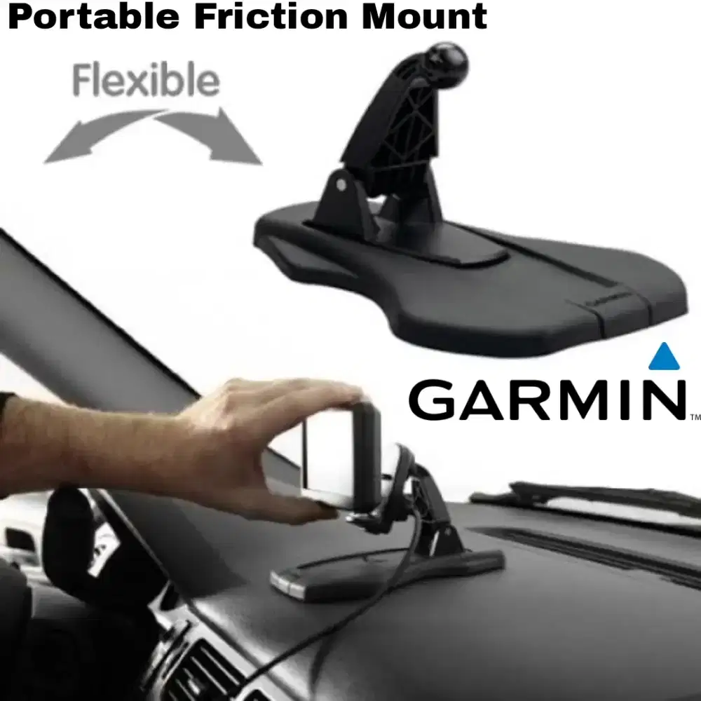 Garmin Portable Friction Mount dudukan GPS untuk dashboard mobil