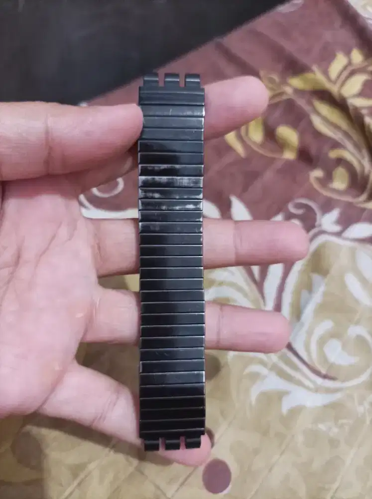Tapi jam strap swatch size 19mm lengan pendek panjang 13cm