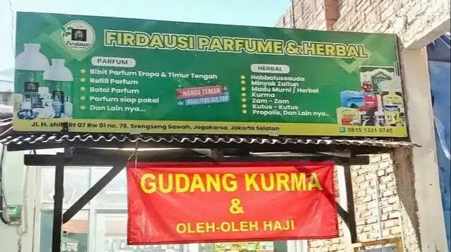 Jual Perlengkapan Usaha Parfume, Herbal dan Oleh2 Haji