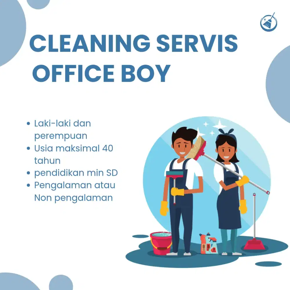 Lowongan kerja cleaning servis