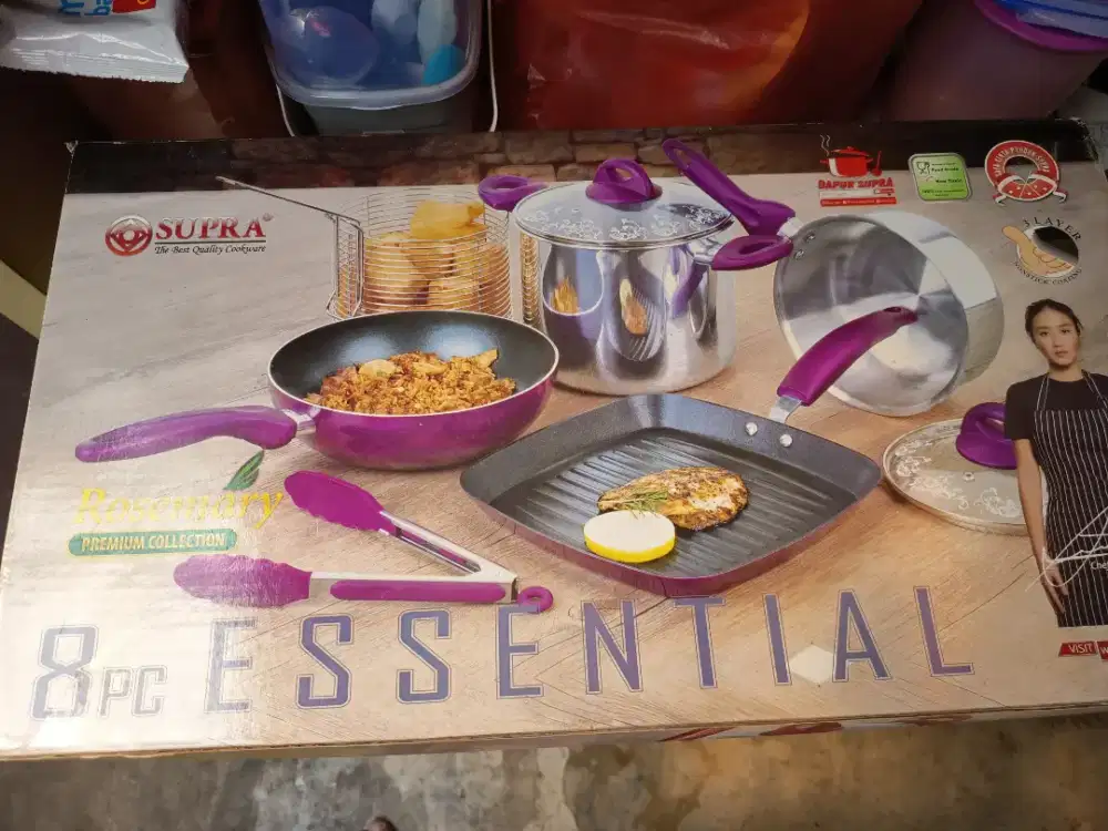 Panci Set 8pc merk Supra Essential