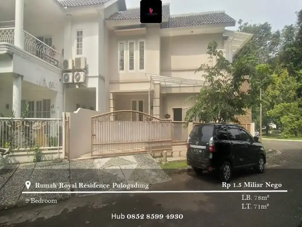 Dijual Rumah Royal Residence Pulogadung 2BR Full Furnished
