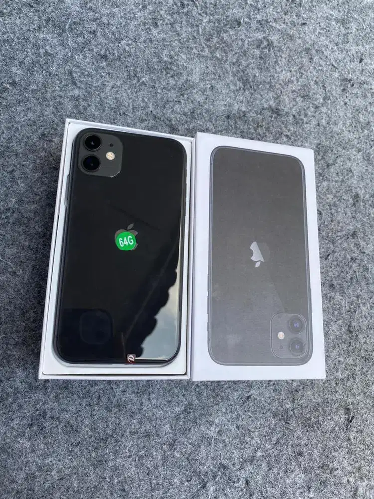iPhone 11 64GB SECOND SIMSTICKER WIFI ONLY BLACK