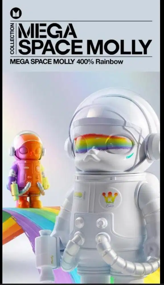 Mega Space Molly Rainbow 400%