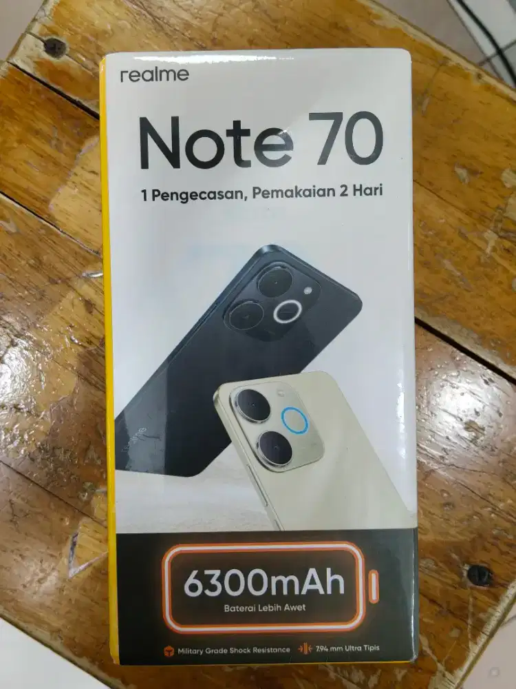 Dijual cepat REALME NOTE 70 RAM 12/64GB Batre THN 2 hari