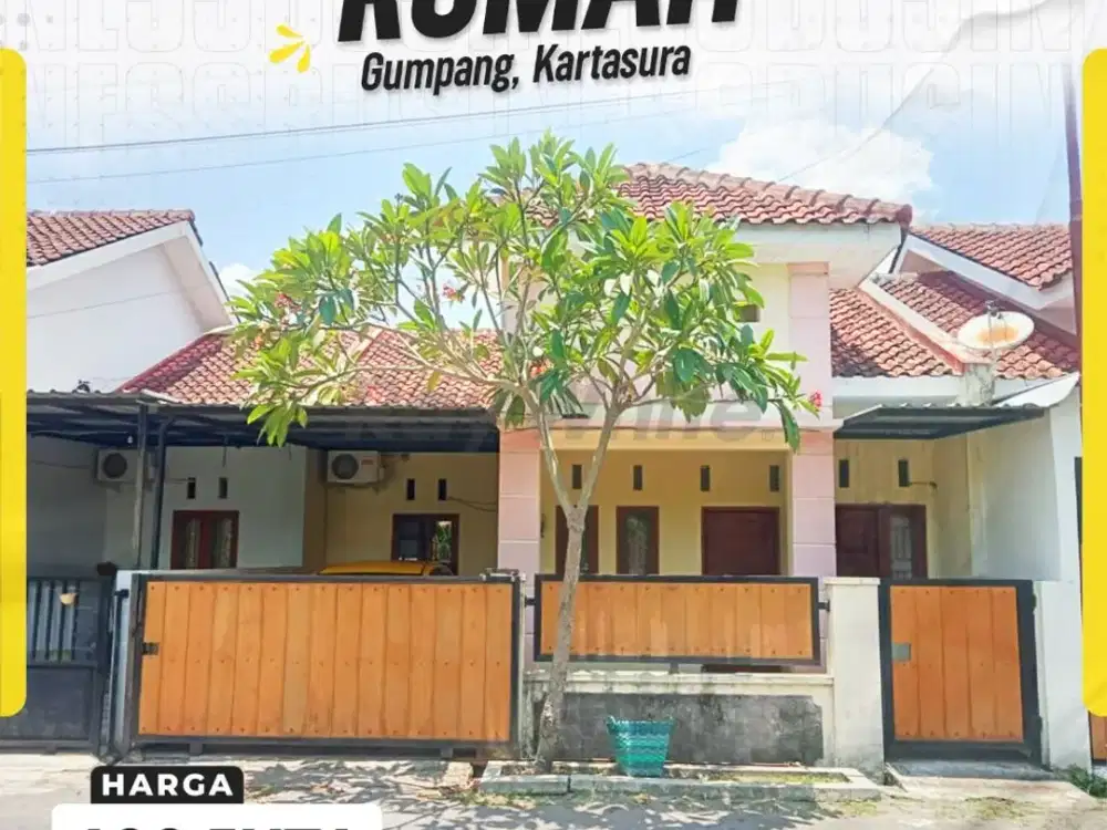 Dijual Rumah Minimalis Bagus Siap Huni Harga Murah Di kartasura Dekat Kampus UMS