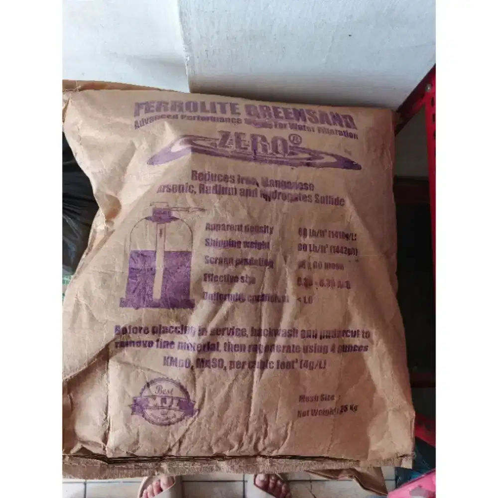 FERROLITE GREENSAND ZERO 25KG