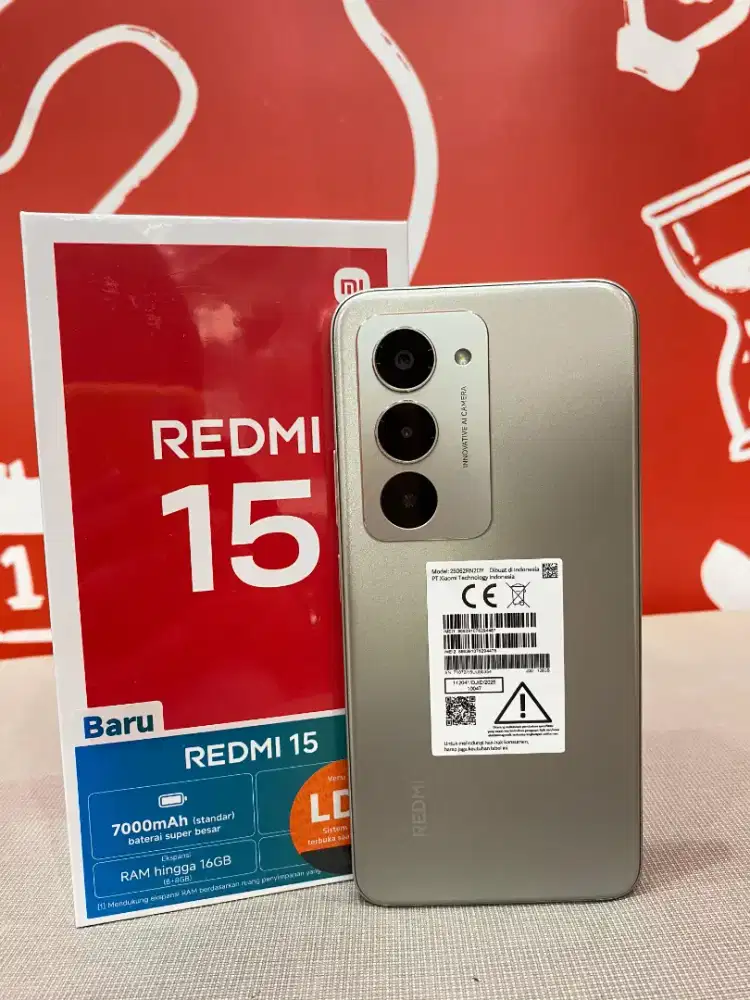 Redmi 15 Baterai 7000mAh Terbaru