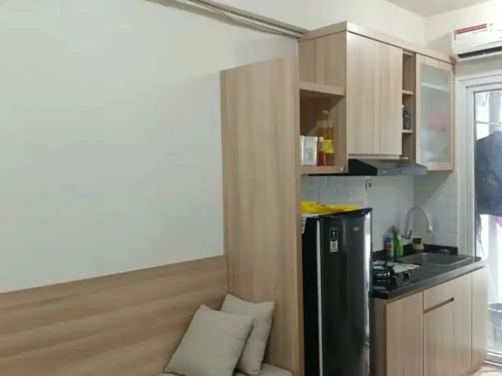 Green pramuka city apartment unit 2 BR full furnished bagus tower fagia