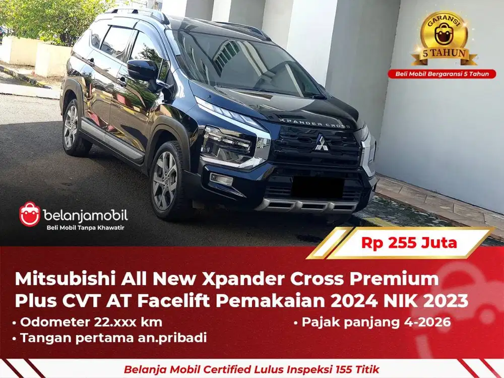 [ GARANSI 5TH ] Mitsubishi Xpander Cross Premium Plus 2023/2024