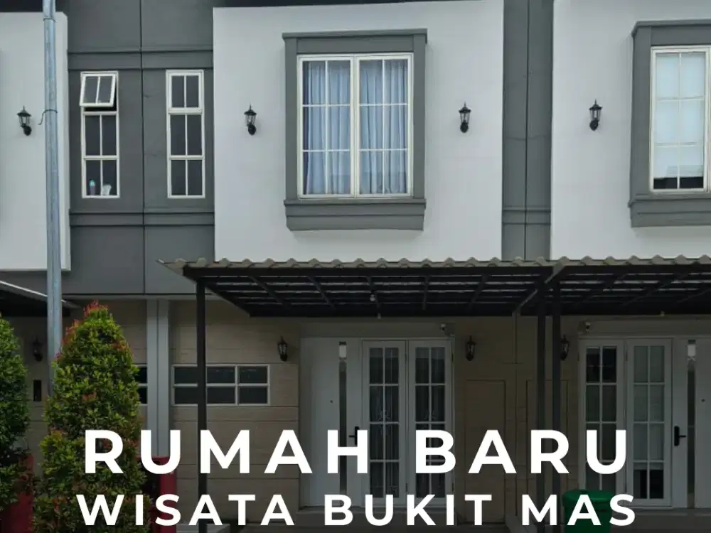 Rumah Baru Gress, ROW Lebar di Wisata Bukit Mas, Surabaya