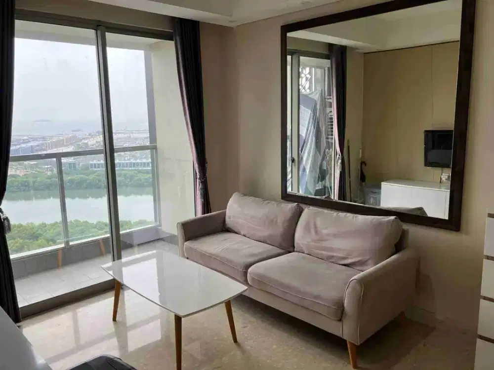 Apartemen mewah 1 bedroom view cantik fully furnished