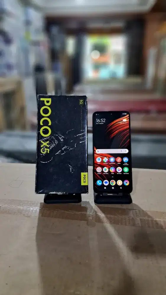 poco X5 5 5G 8GB / 256GB fullset, fingerprint & face id normal