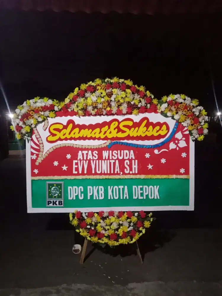 Ucapan Karangan Bunga papan