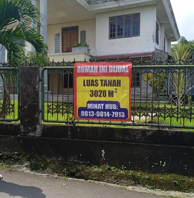 Dijual Tanah + Bangunan seluas 3020 M2