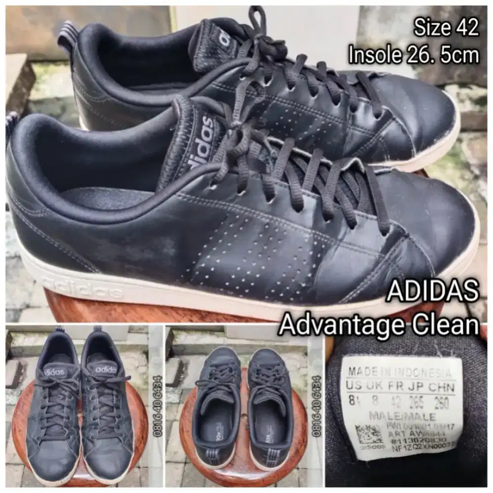 Adidas Advantage Hitam Original