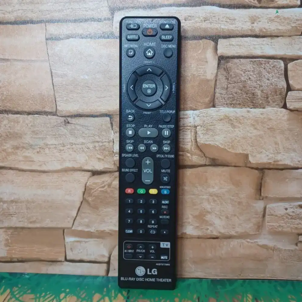 REMOTE HOME THEATER LG BLURAY AKB73775802 ORIGINAL