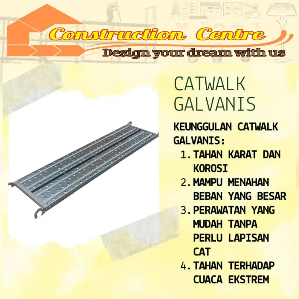 catwalk galvanis murah