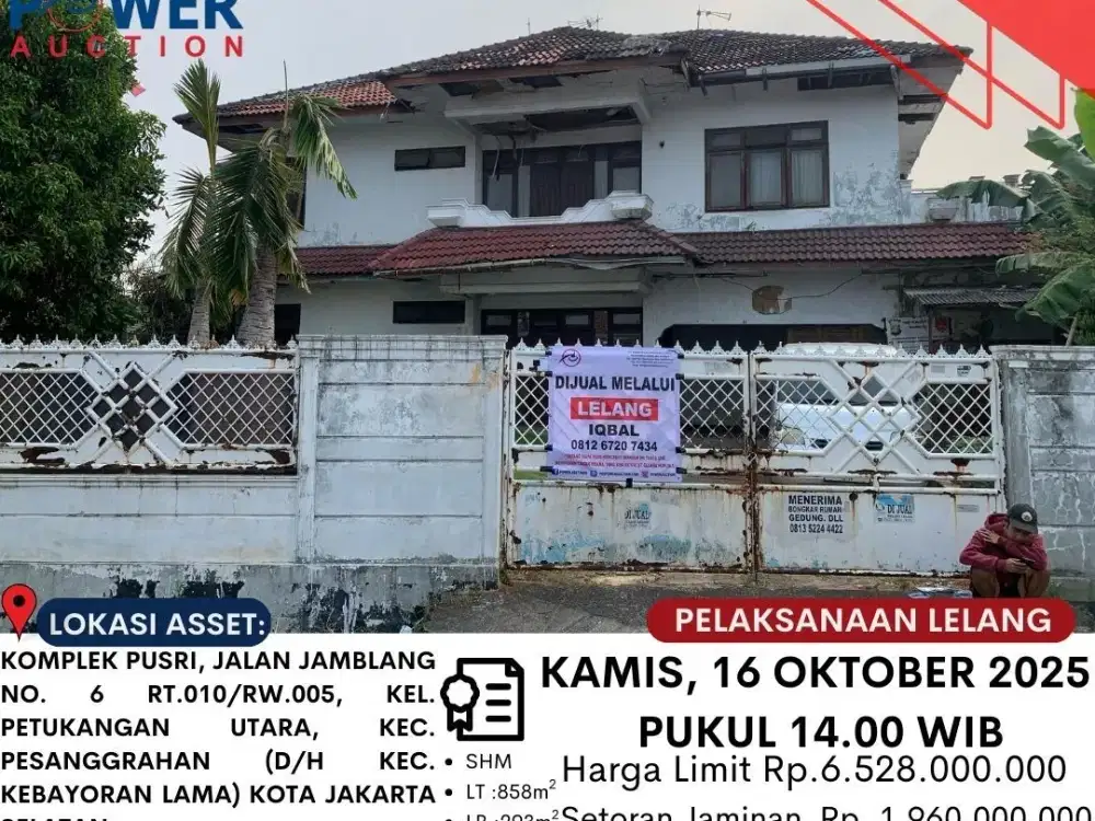 DIJUAL RUMAH MELALUI LELANG‼️