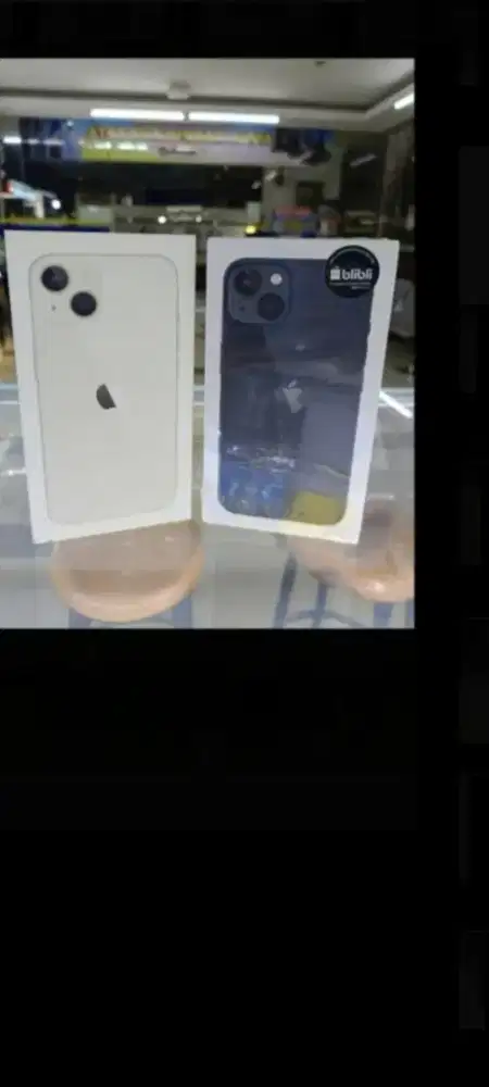 iPhone 13 128gb garansi resmi tAm iBox GDN Blibli BNIB greenpeel