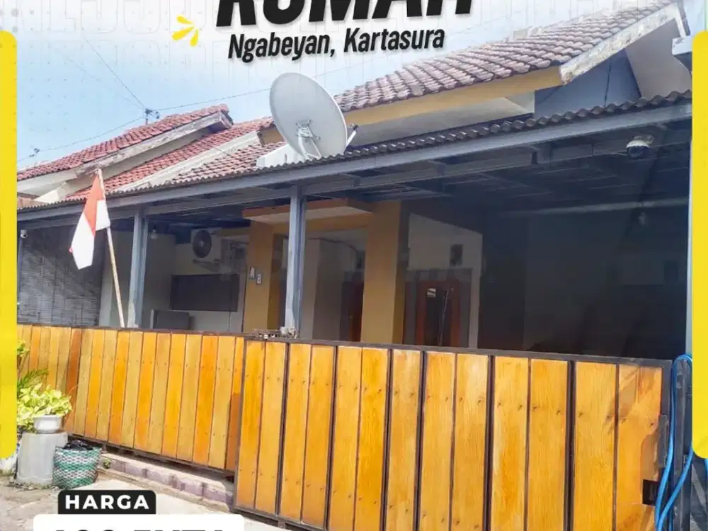 Dijual Rumah Siap Huni di Ngabeyan Kartasura Bonus AC