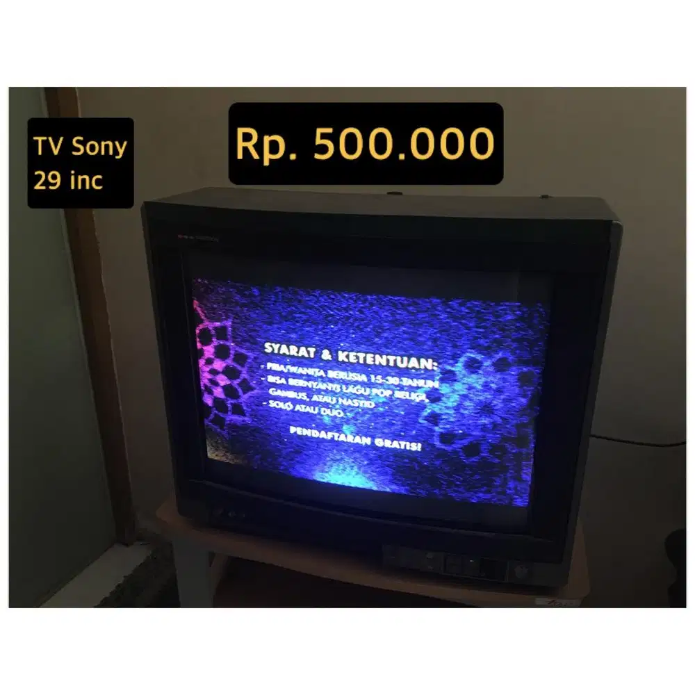 Tv tabung Rp. 120.000
