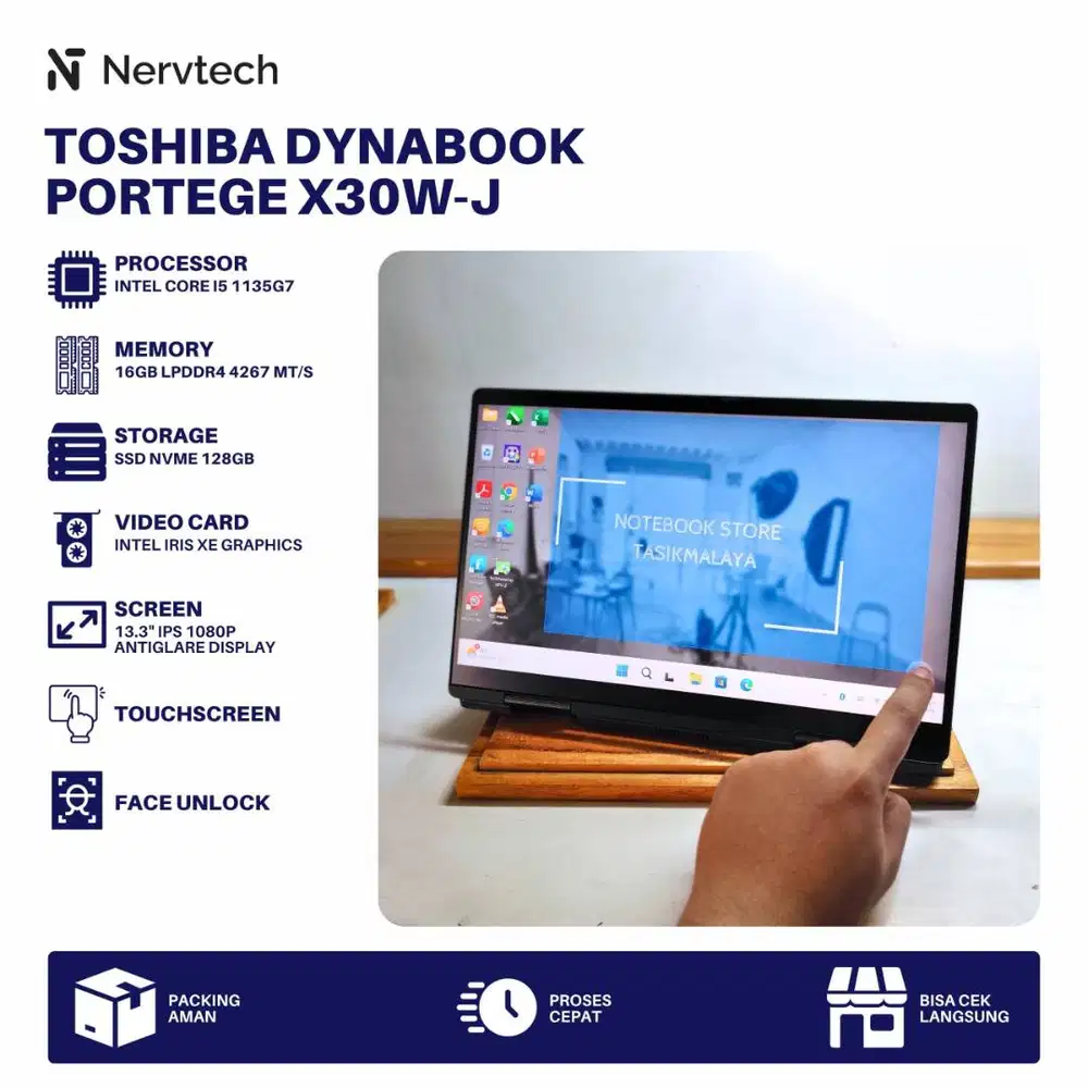 Dynabook Portege X30W-J Core i5 1135G7 16GB/128GB 2in1 Yoga Flip x360