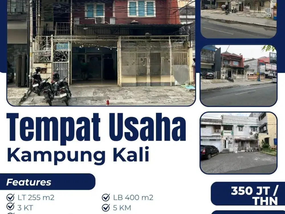 Disewakan Tempat Usaha Strategis DI Pandjaitan Kampung Kali Semarang