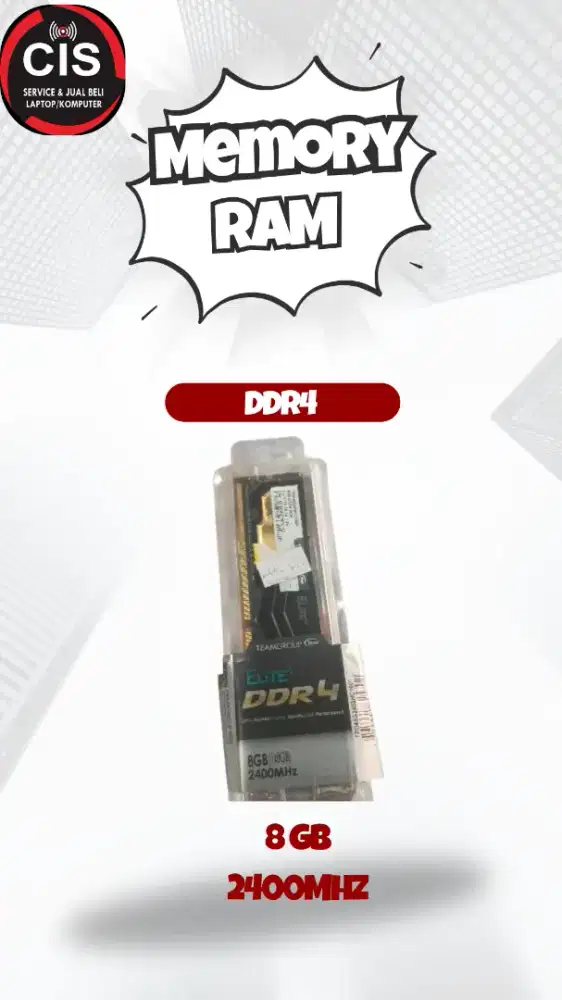 Memory RAM 8gb DDR4