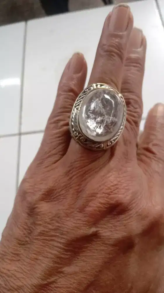 batu akik kecubung pelangi dan anggur