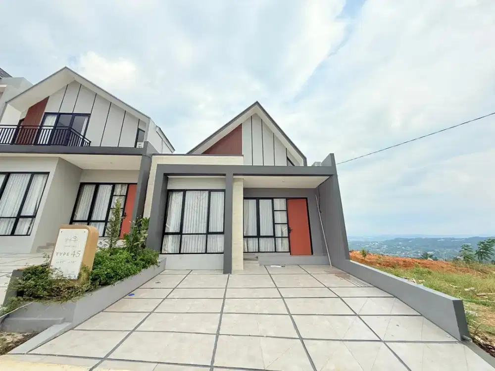 Rumah Baru Rumah Indent kawasan sentul Best View Pegunungan dan Bukit.Legalitas SHM