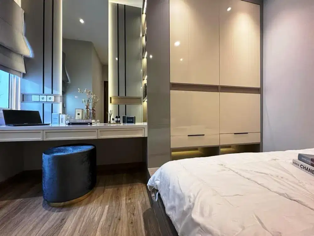 Apartement Mediterania Garden Residence 2 Furnish Bagus dan Baru Renovasi